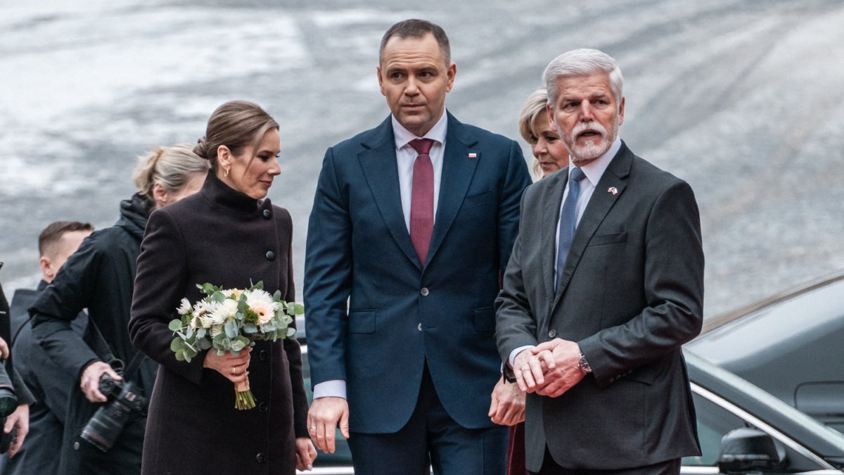 Do Prahy přijel polský prezident Karol Nawrocki. (24.11.2025)