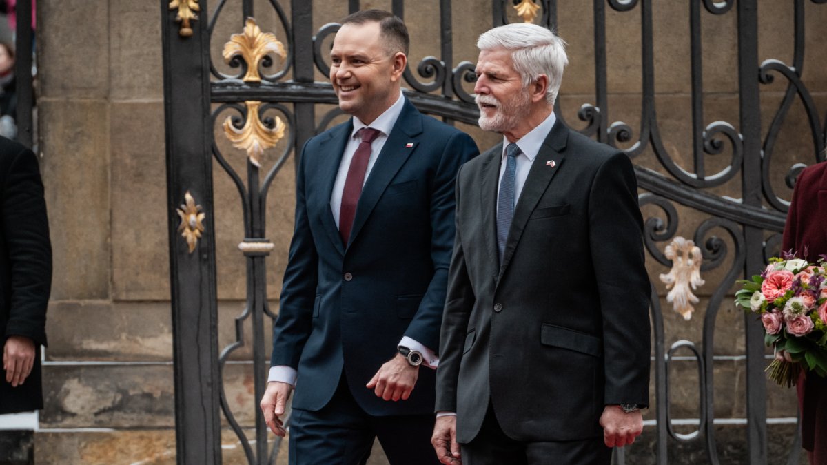 Do Prahy přijel polský prezident Karol Nawrocki. (24.11.2025)