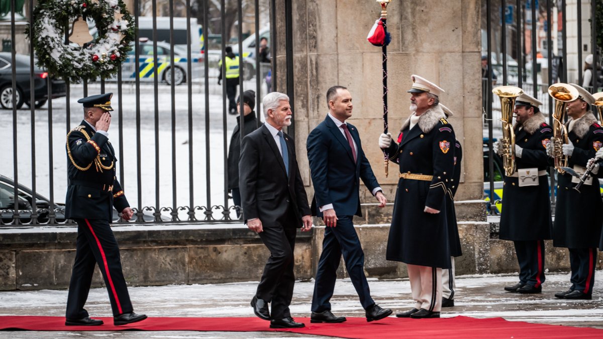Do Prahy přijel polský prezident Karol Nawrocki. (24.11.2025)