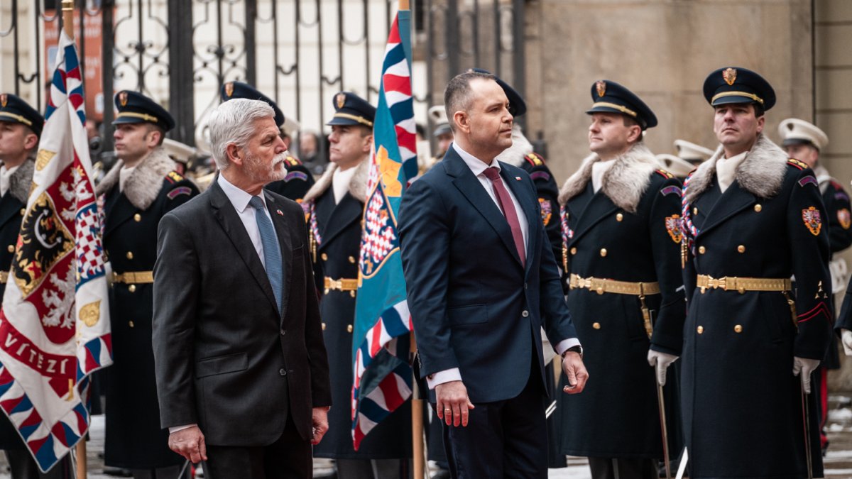 Do Prahy přijel polský prezident Karol Nawrocki. (24.11.2025)