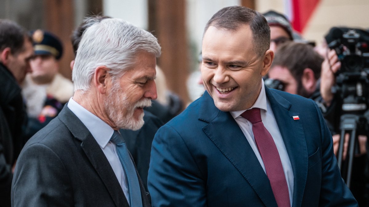 Do Prahy přijel polský prezident Karol Nawrocki. (24.11.2025)