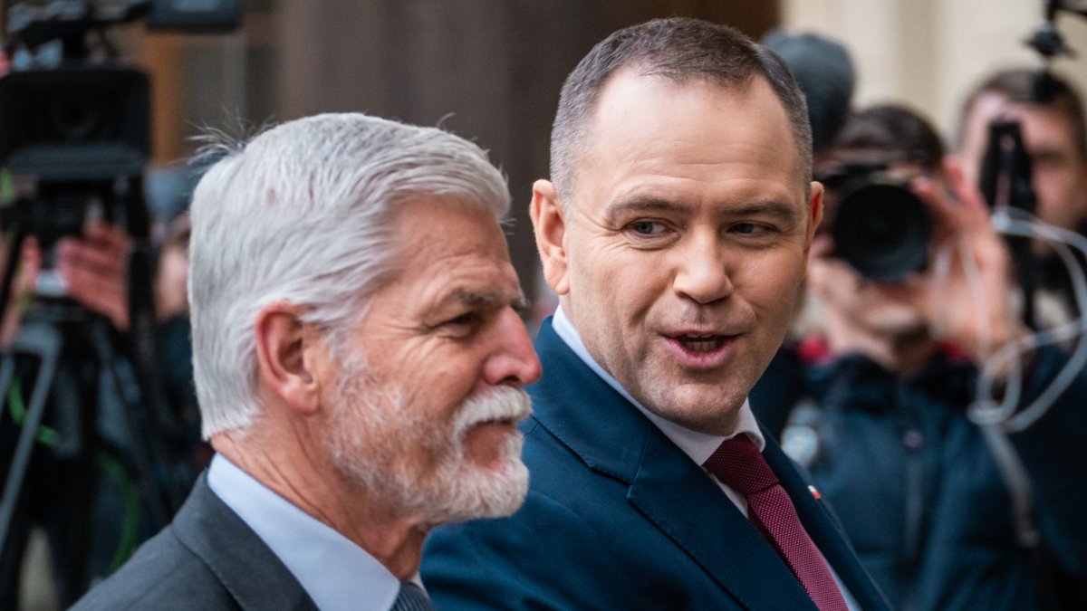 Do Prahy přijel polský prezident Karol Nawrocki. (24.11.2025)