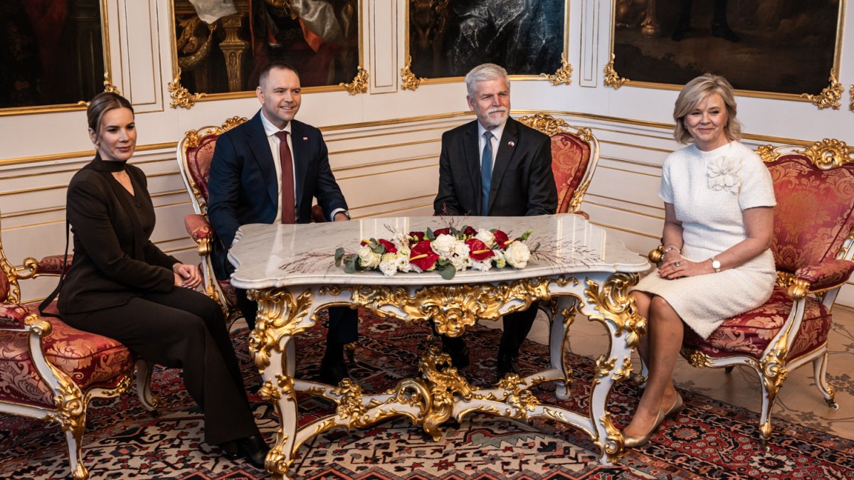 Do Prahy přijel polský prezident Karol Nawrocki. (24.11.2025)