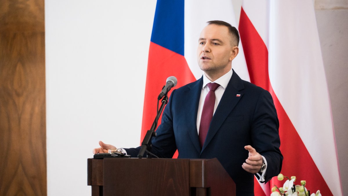 Do Prahy přijel polský prezident Karol Nawrocki. (24.11.2025)