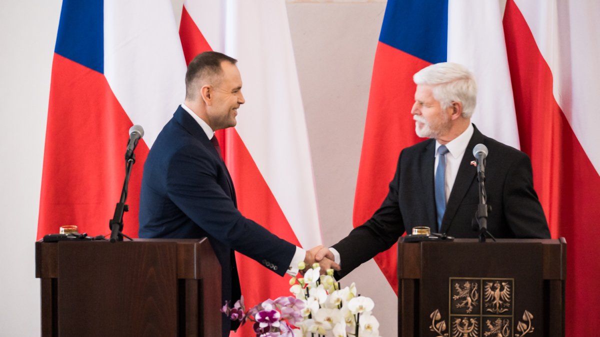 Do Prahy přijel polský prezident Karol Nawrocki. (24.11.2025)