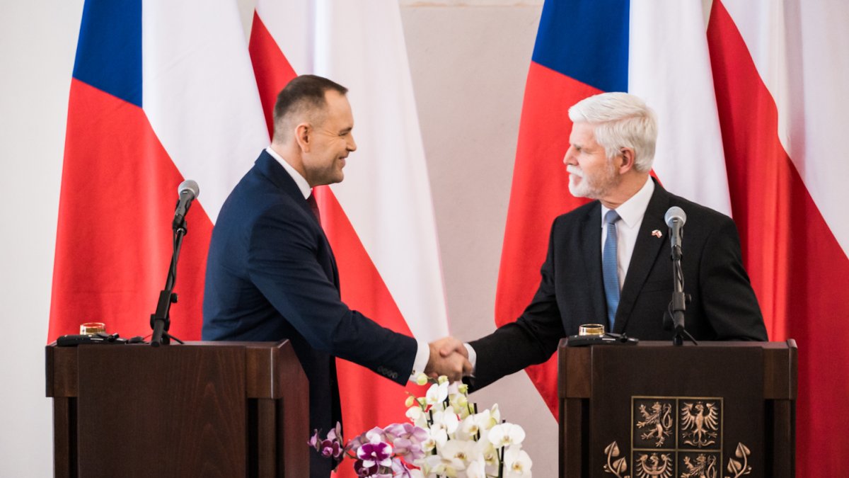 Do Prahy přijel polský prezident Karol Nawrocki. (24.11.2025)