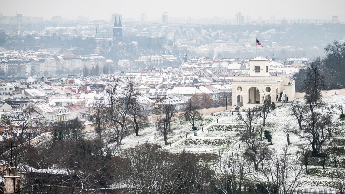 Sníh v Praze