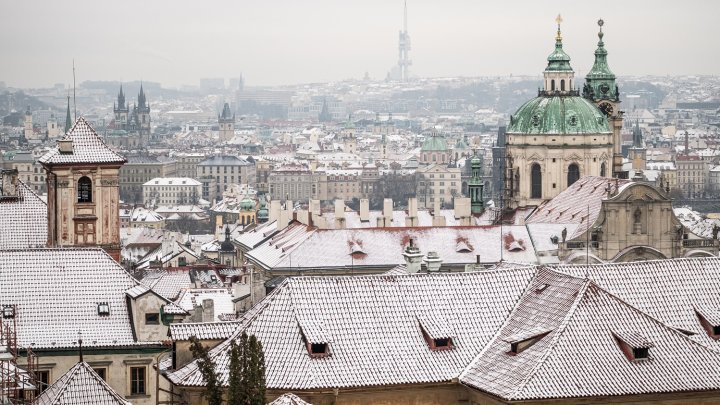 Sníh v Praze