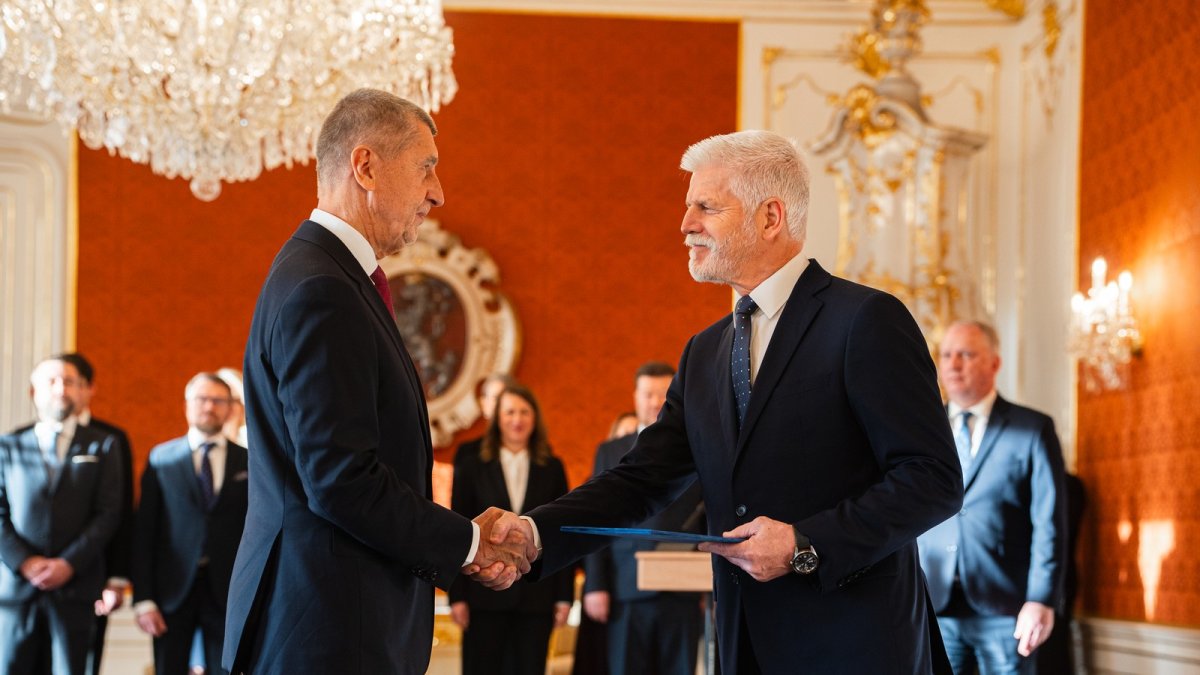Prezident Petr Pavel jmenoval Andreje Babiše předsedou vlády (foto: Tomáš Fongus)