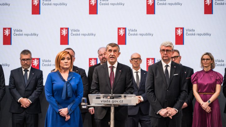 Nová Babišova vláda na první tiskové konferenci. (15.12.2025)