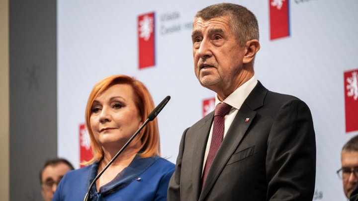 Nová Babišova vláda na první tiskové konferenci. (15.12.2025)