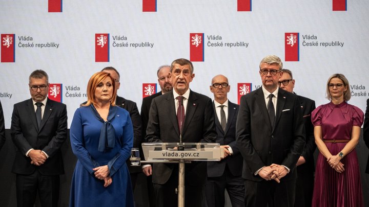 Nová Babišova vláda na první tiskové konferenci. (15.12.2025)