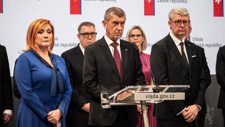 Nová vláda Andreje Babiše na první tiskové konferenci. (15.12.2025)