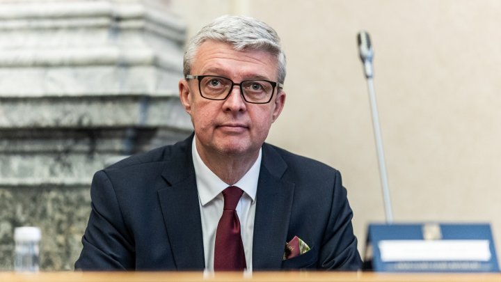 Karel Havlíček na zasedání vlády.