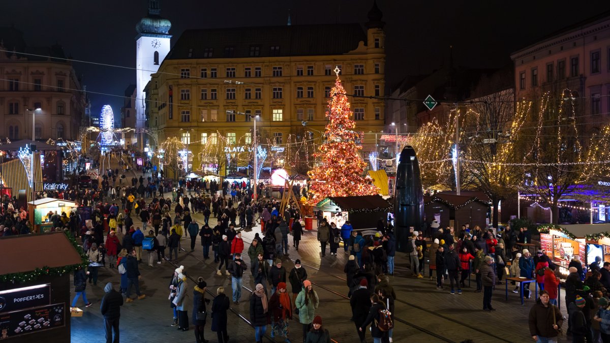 Vánoční trhy v Brně