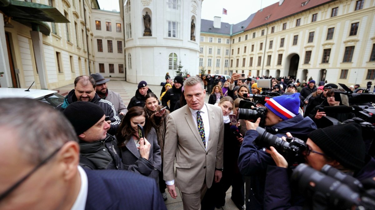 Filip Turek dorazil za prezidentem Petrem Pavlem. (22.12.2025)