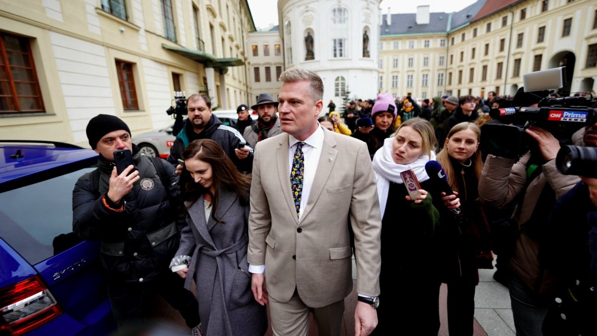 Filip Turek dorazil za prezidentem Petrem Pavlem. (22.12.2025)