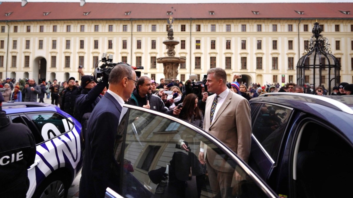 Filip Turek dorazil za prezidentem Petrem Pavlem. (22.12.2025)