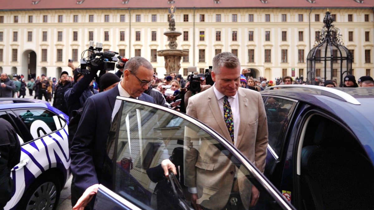 Filip Turek dorazil za prezidentem Petrem Pavlem. (22.12.2025)