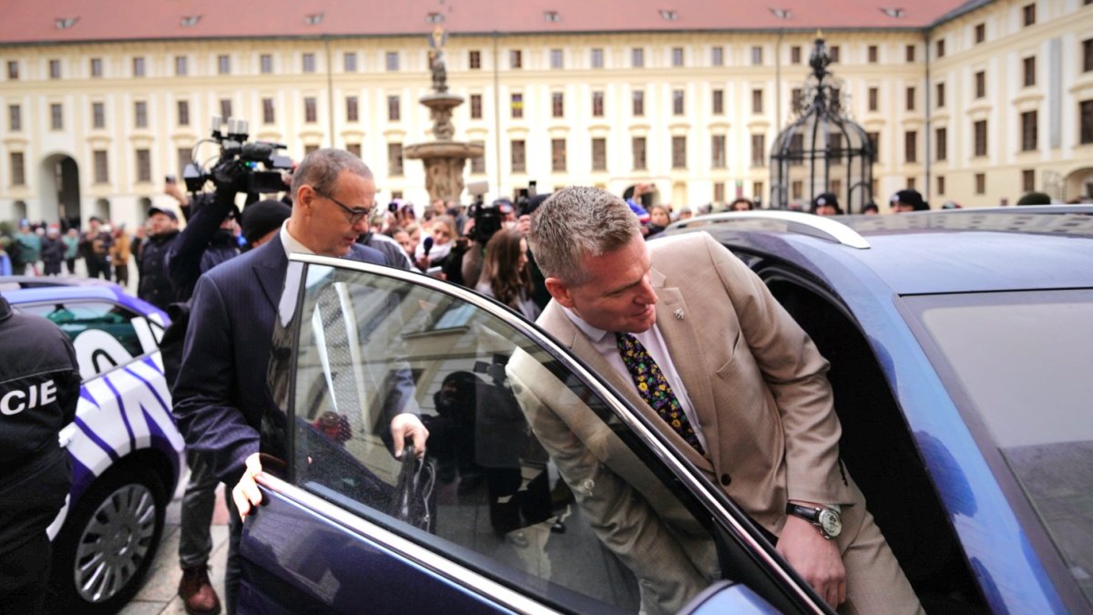 Filip Turek dorazil za prezidentem Petrem Pavlem. (22.12.2025)