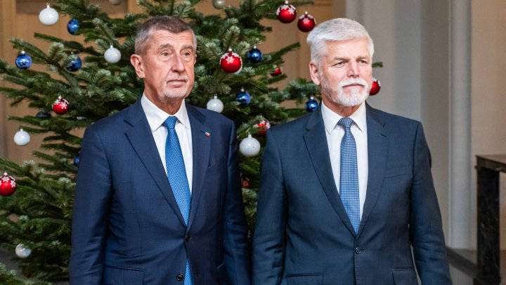 Petr Pavel a Andrej Babiš se setkali na novoročním obědě. (7.1.2025)