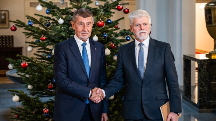Petr Pavel a Andrej Babiš se setkali na novoročním obědě. (7.1.2025)