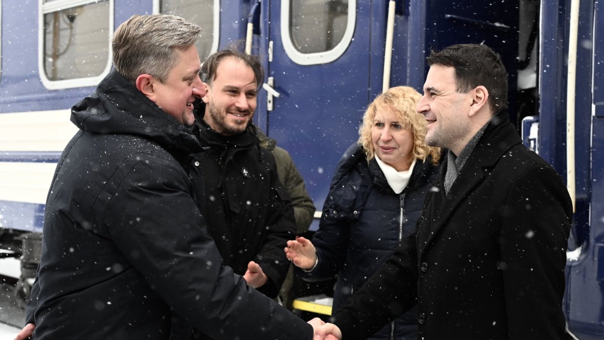 Petr Macinka přijel na Ukrajinu