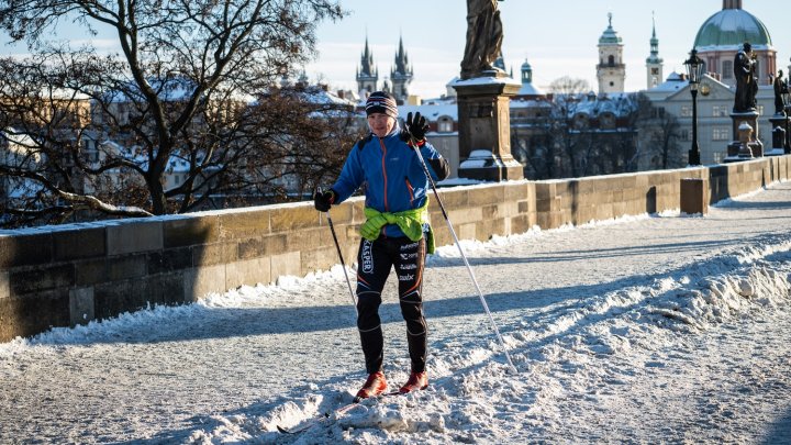 Zimní počasí v Praze