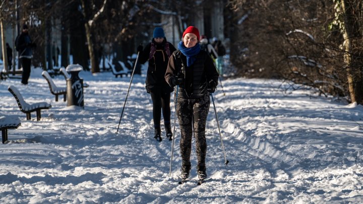 Zimní počasí, ilustrační fotografie. 