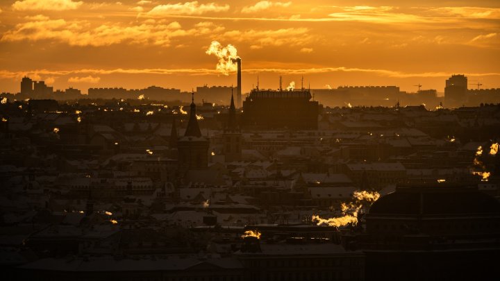 Zimní počasí v Praze