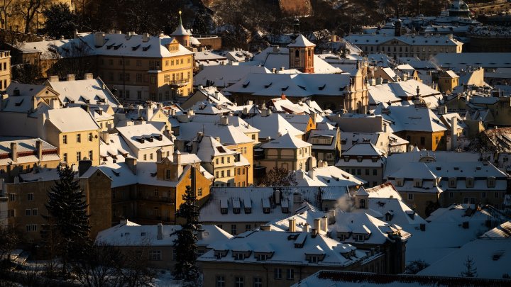 Zimní počasí v Praze
