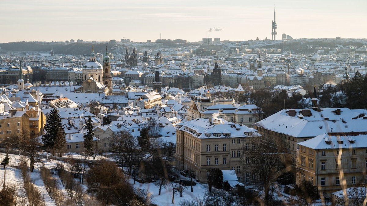 Zimní Praha