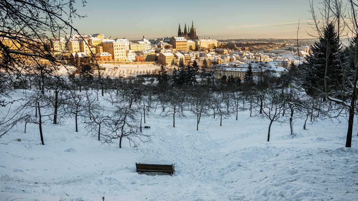 Zimní Praha