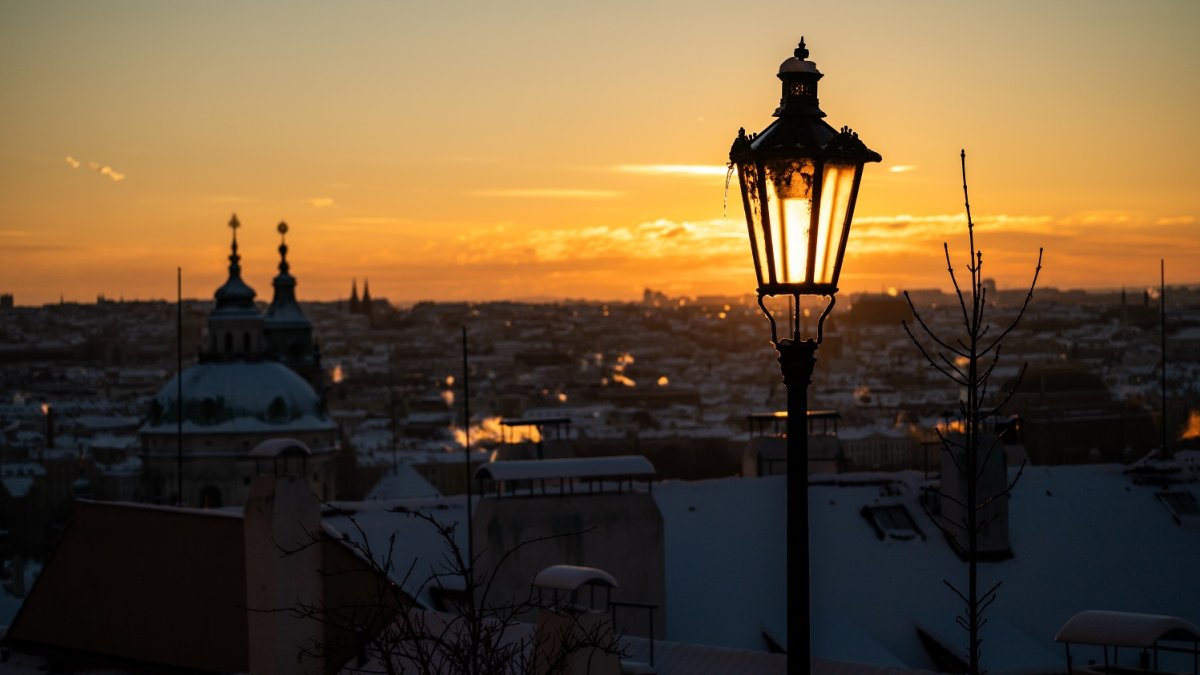 Zimní počasí v Praze