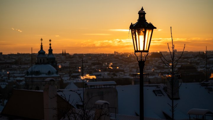 Zimní počasí v Praze