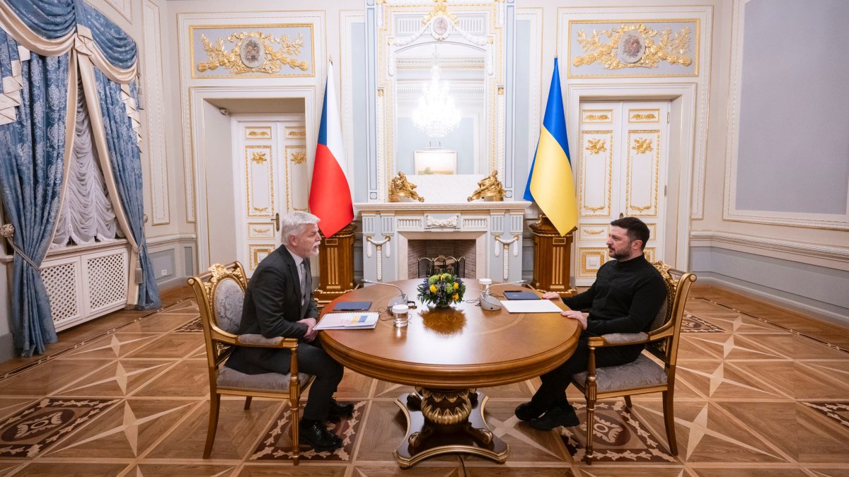 Petr Pavel a Volodymyr Zelenskyj