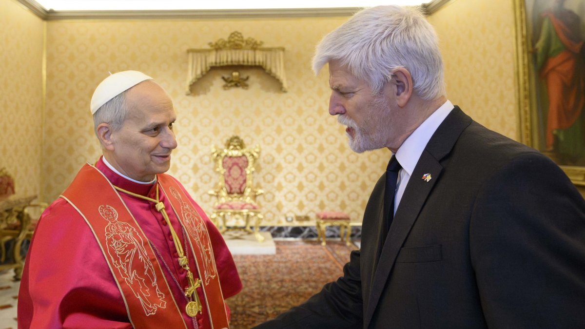 Papež Lev XIV. se setkal s prezidentem Petrem Pavlem. 