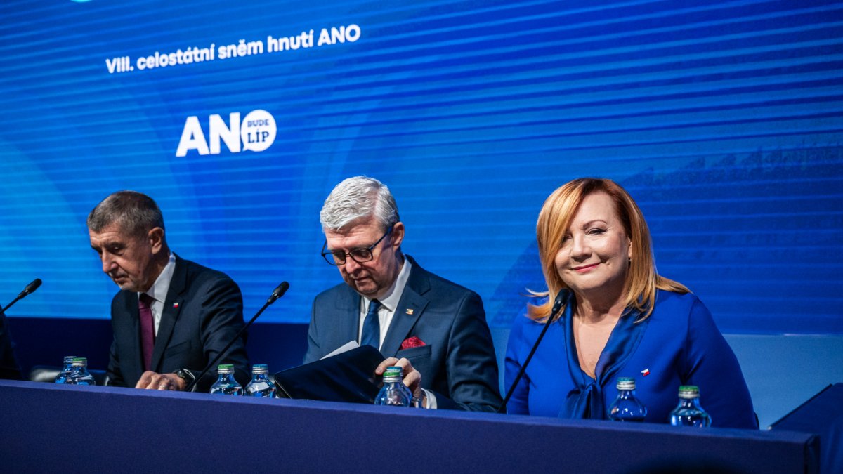 ANO si na sněmu volí vedení. (24.1.2026)