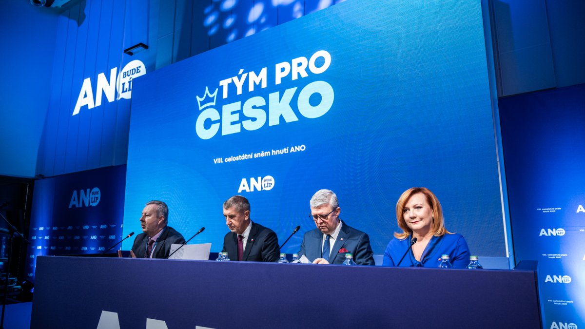 ANO si na sněmu volí vedení. (24.1.2026)
