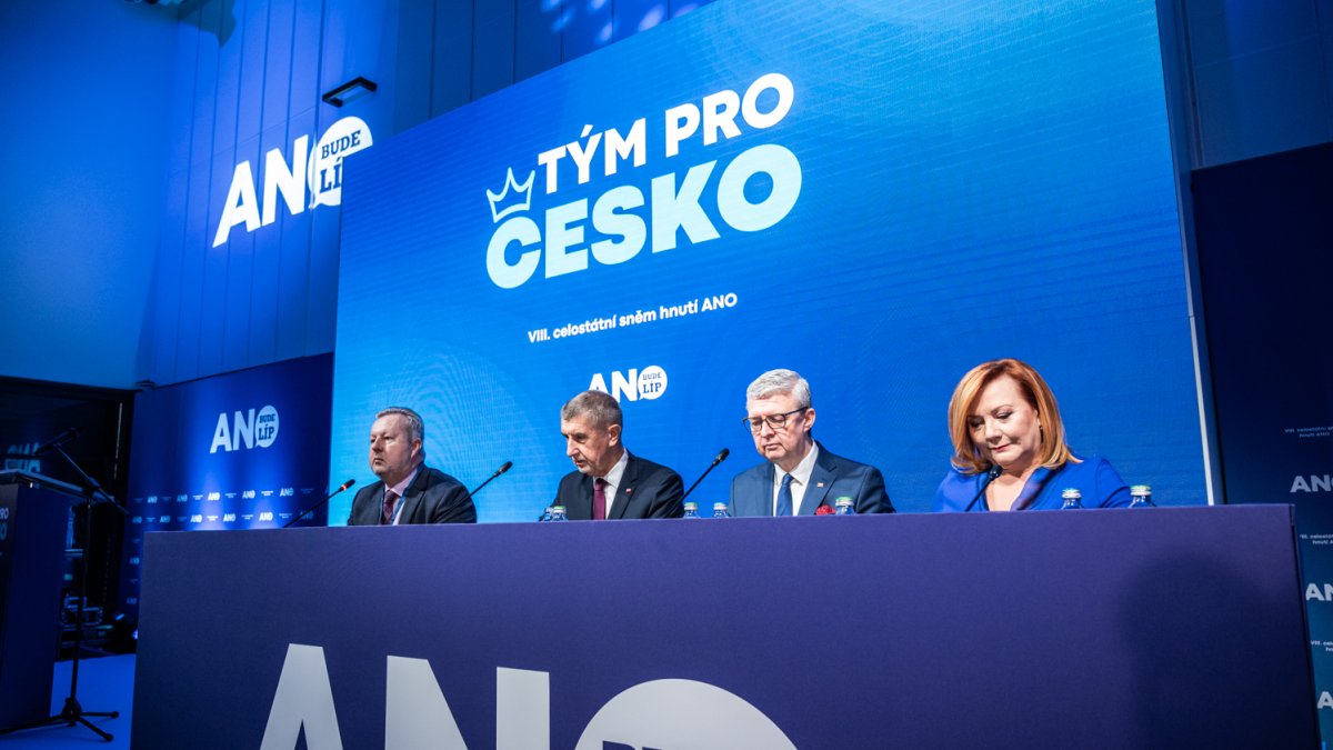 ANO si na sněmu volí vedení. (24.1.2026)