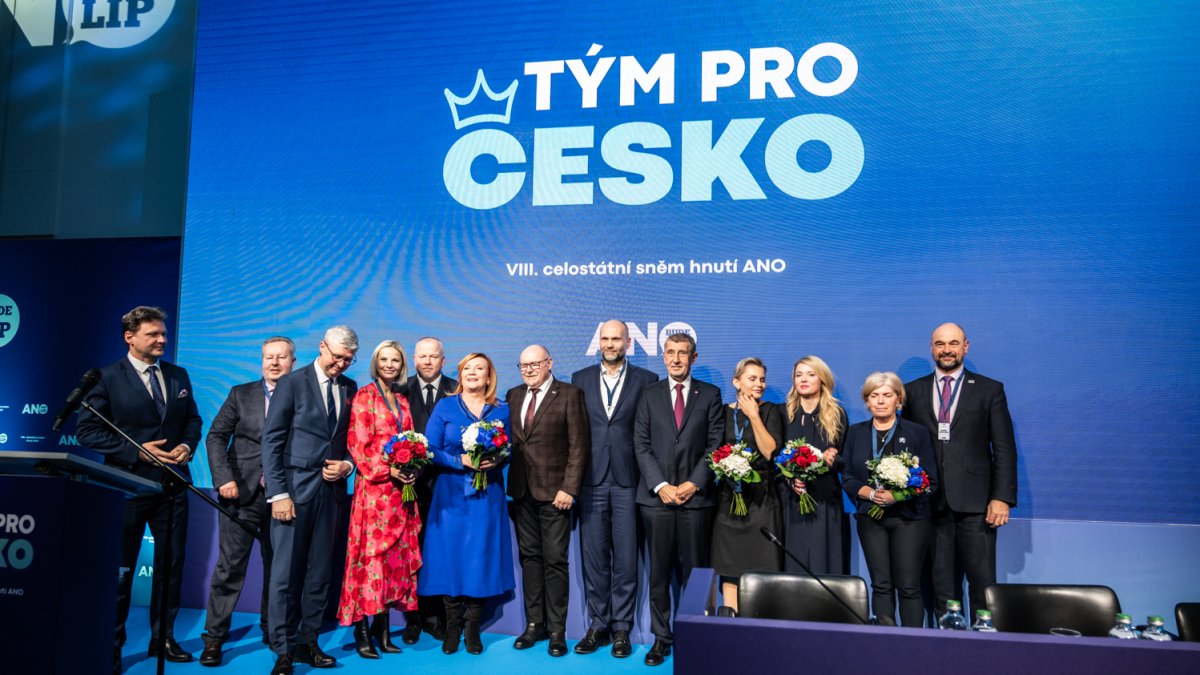ANO si na sněmu volí vedení. (24.1.2026)