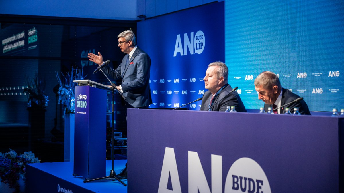 ANO si na sněmu volí vedení. (24.1.2026)