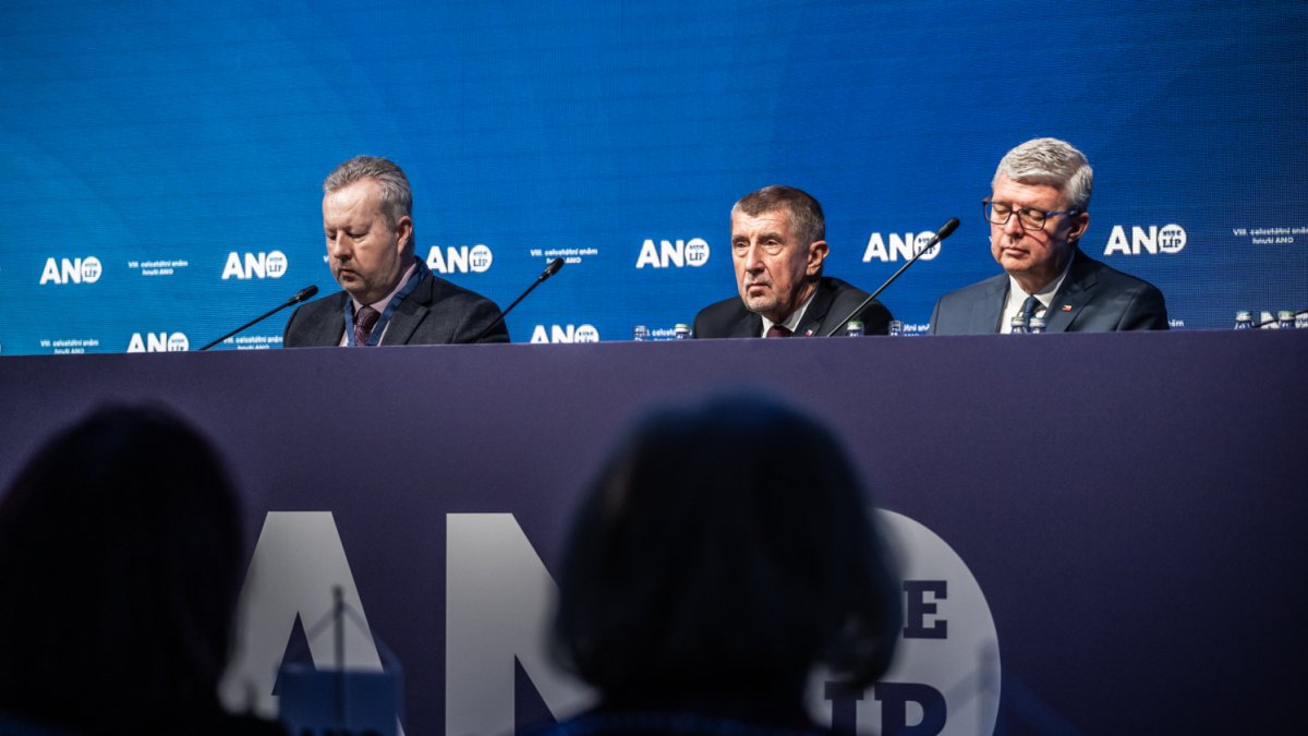 ANO si na sněmu volí vedení. (24.1.2026)