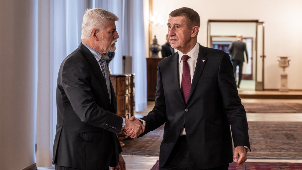 Petr Pavel a Andrej Babiš se setkali na Pražském hradě. (4.2.2026)