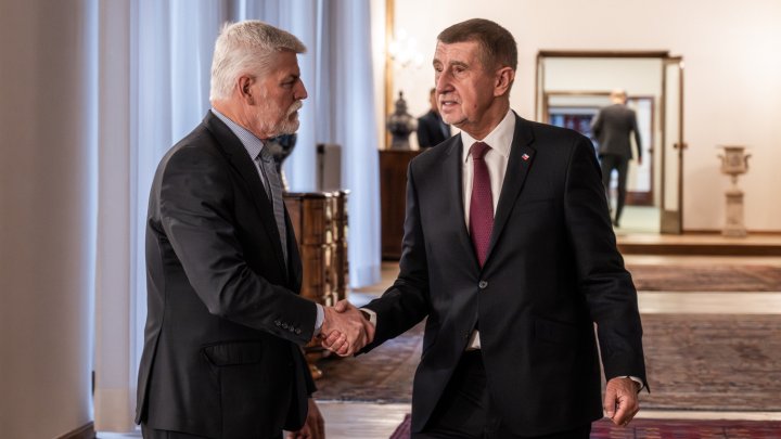 Petr Pavel a Andrej Babiš se setkali na Pražském hradě. (4.2.2026)