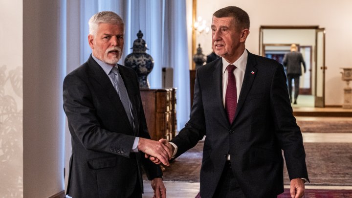 Petr Pavel a Andrej Babiš se setkali na Pražském hradě. (4.2.2026)