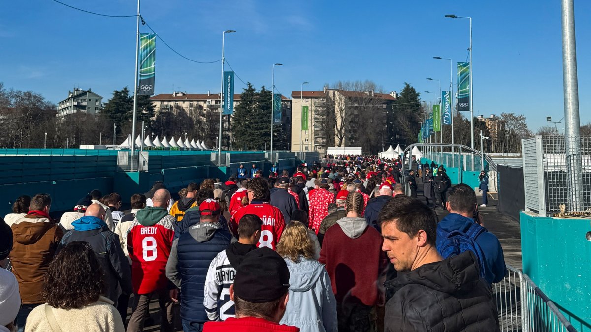 Olympijský hokejový stadion v Miláně