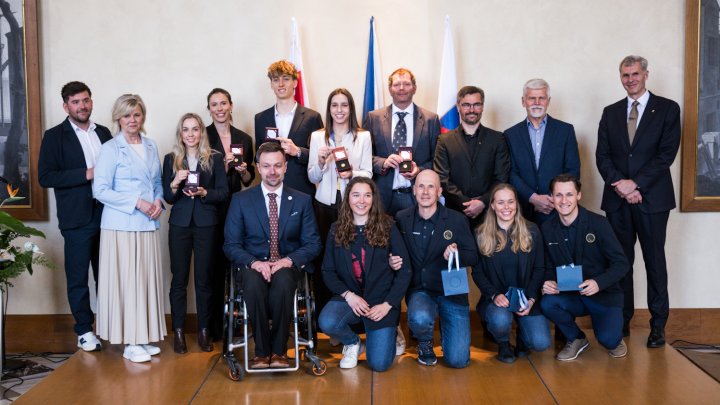 Petr Pavel přivítal olympioniky a paralympionky. (31.3.2026)