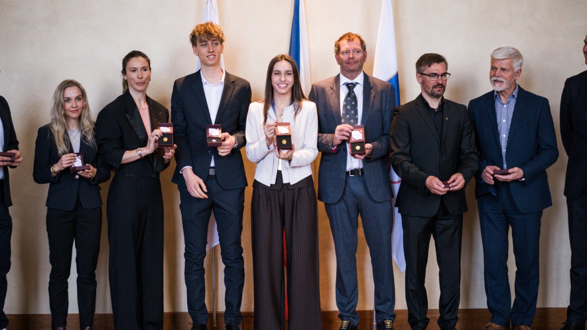 Petr Pavel přivítal olympioniky a paralympionky. (31.3.2026)
