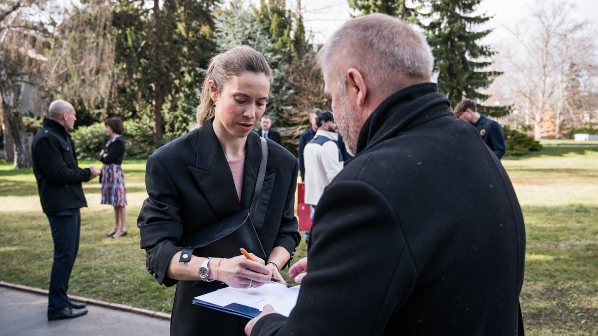 Petr Pavel přivítal olympioniky a paralympionky. (31.3.2026)
